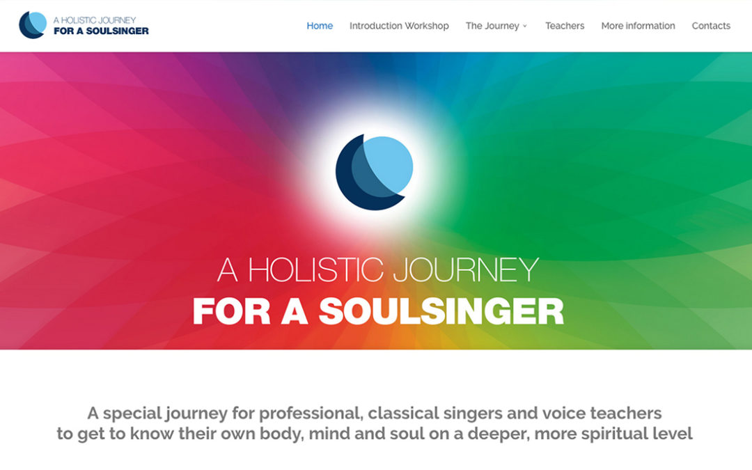 Sito web e brochure per A Holistic Journey for a Soulsinger
