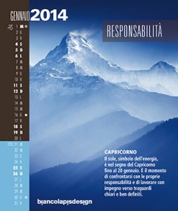 Calendario astrologico 2014 - Mese gennaio - Capricorno