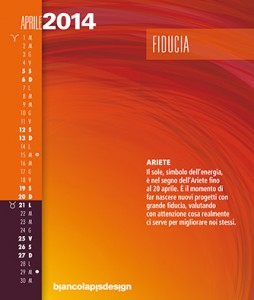 Calendario astrologico 2014 mese aprile - prodotti editoriali