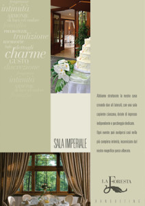 Brochure ristorante La Foresta - pagina interna