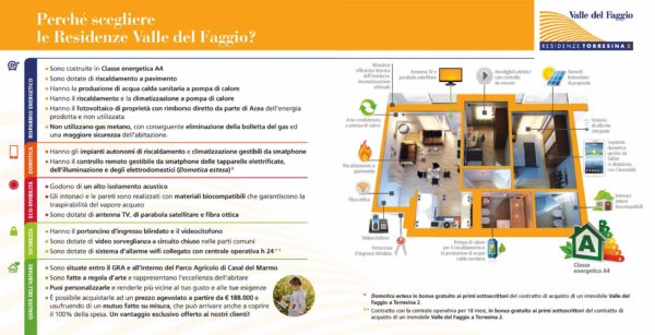 Brochure Torresina 2 Valle del Faggio infografica - Biancolapis. Design per la Comunicazione